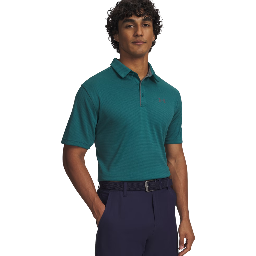 Under Armour UA Tech M's Polo Rack Green
