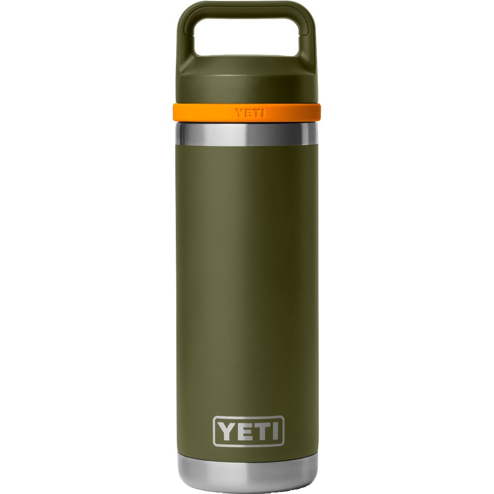 Yeti Rambler 18 Oz C Bottle Chug Olive/King Crab Orange