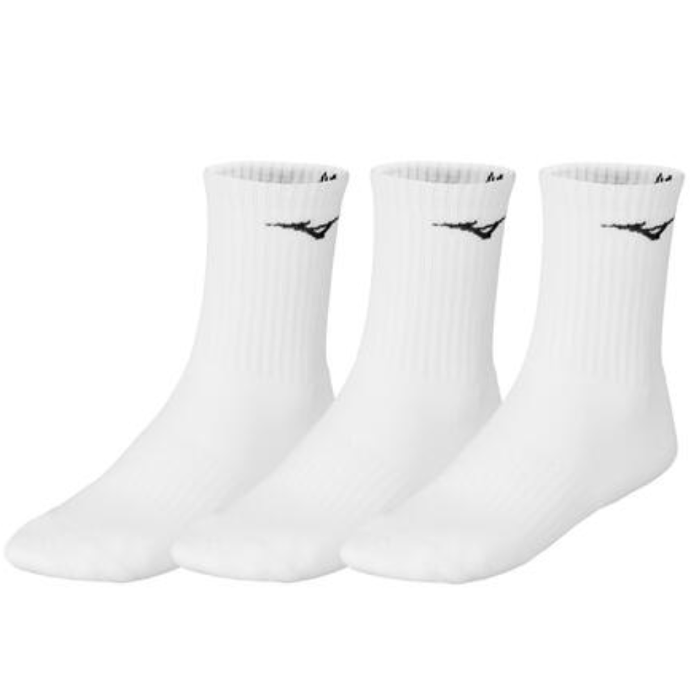 Mizuno Training 3P Socks White/White/White