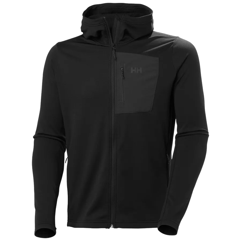 Helly Hansen Versalite Fleecejakke med hette Herre Svart