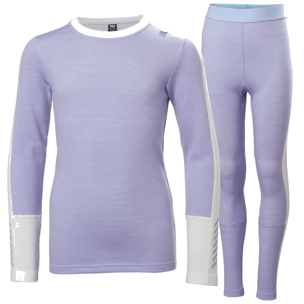 Helly Hansen Lifa Merino Midweight Set Bright Lavender