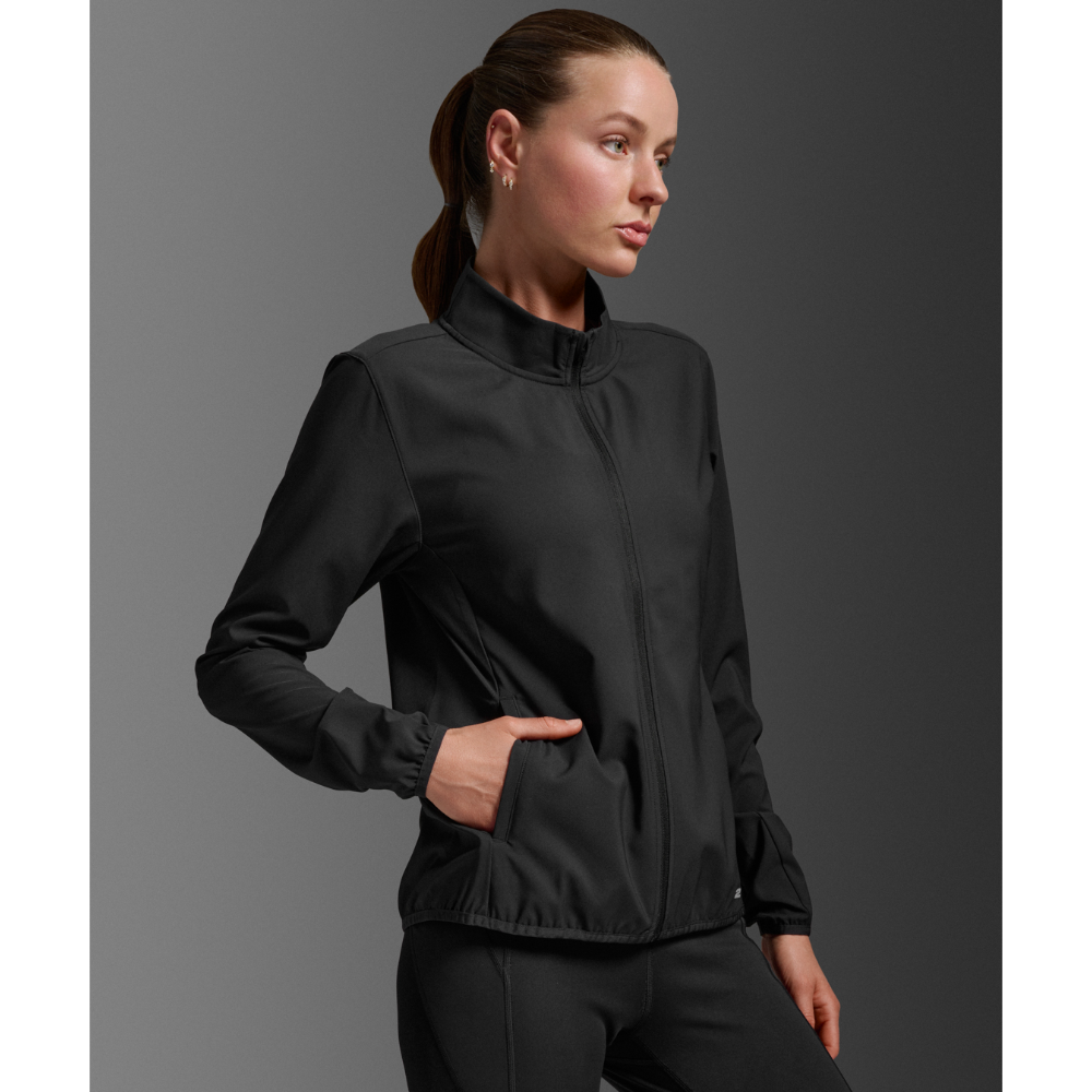 2XU Aero Jacket Black/Silver Reflective