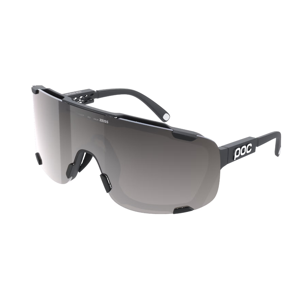 POC Devour Mid + Uranium Black/Clarity Road/Sunny Silver