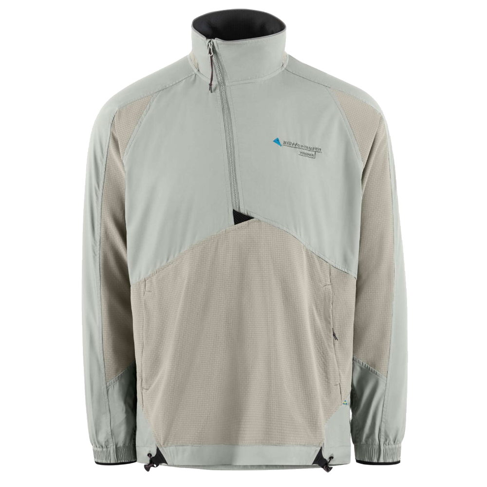 Kl&auml;ttermusen Vingner Anorak Ms Mercury Blue-Cristal Green