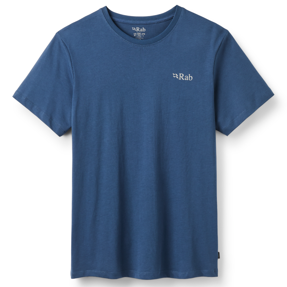 Rab M's Stance Mountain Peak Tee Tempest Blue