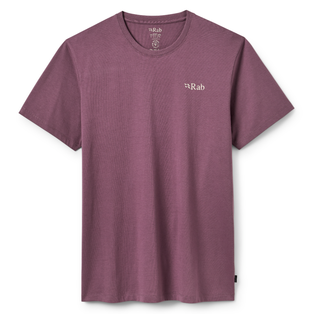 Rab M's Stance Mountain Peak Tee Dark Iris