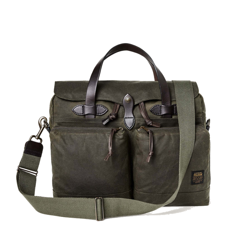Filson 24 Hour Tin Briefcase Otter Green