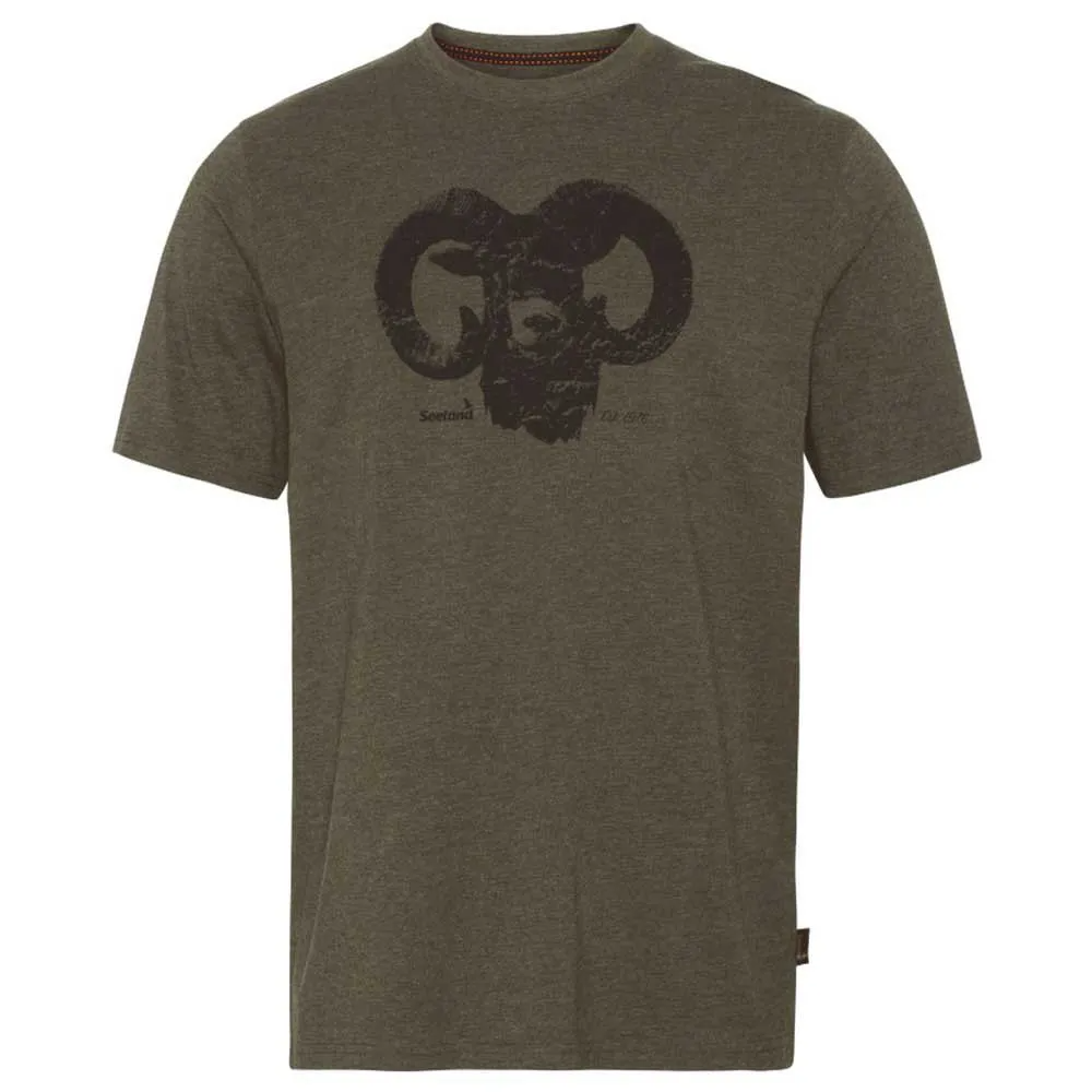 Seeland M's Outdoor T-Shirt Pine Green Melange