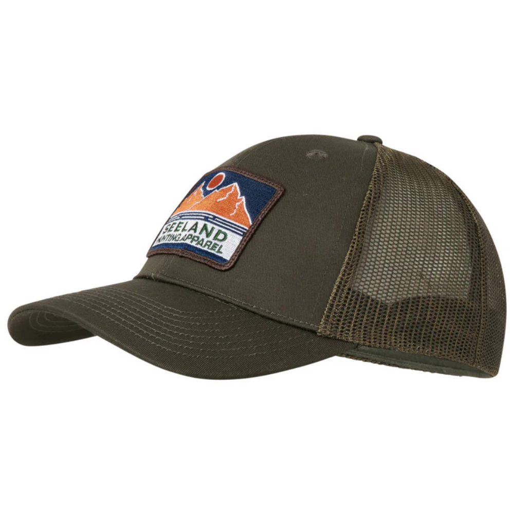 Seeland M's Gabbro Trucker Cap Grizzly Brown