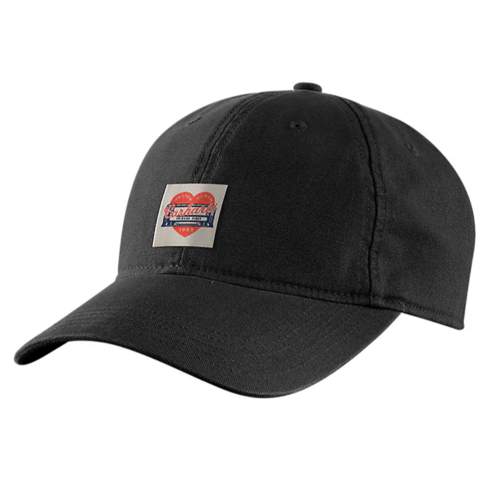 Carhartt Workwear W's Heart Patch Canvas Cap Black