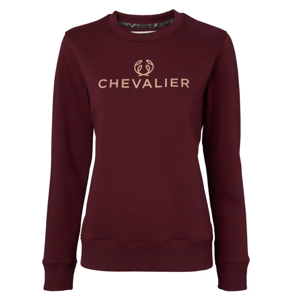 Chevalier Hill Sweatshirt Women Wine Red