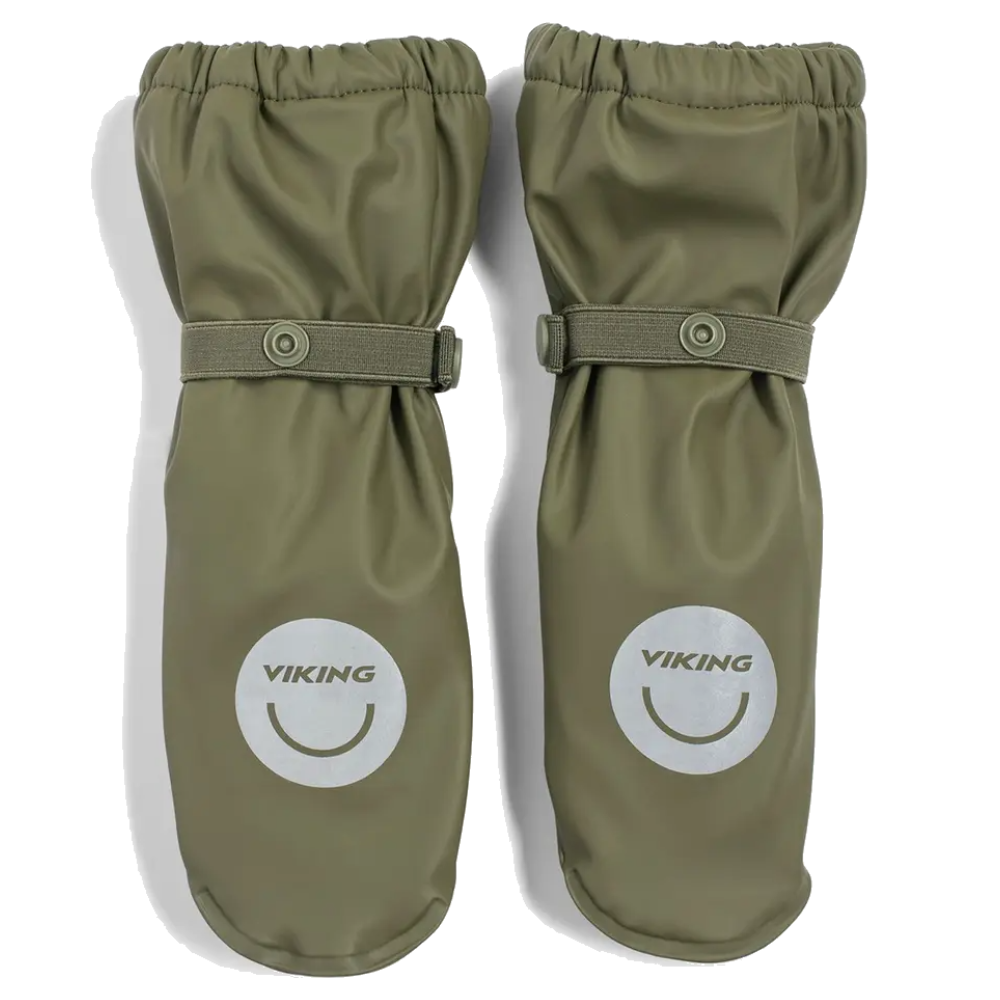 Viking Jolly Rain Mittens Kids Olive
