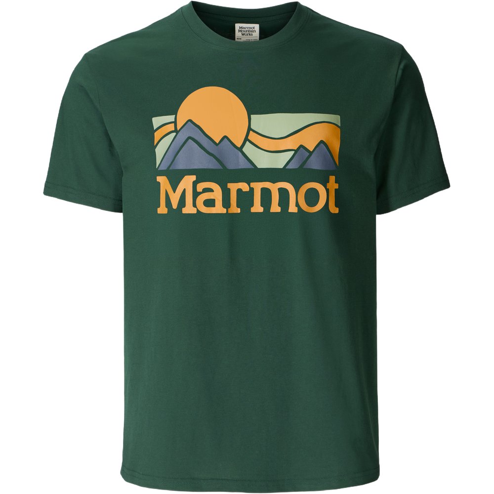 Marmot M's Coastal Tee Ss Pine Forest