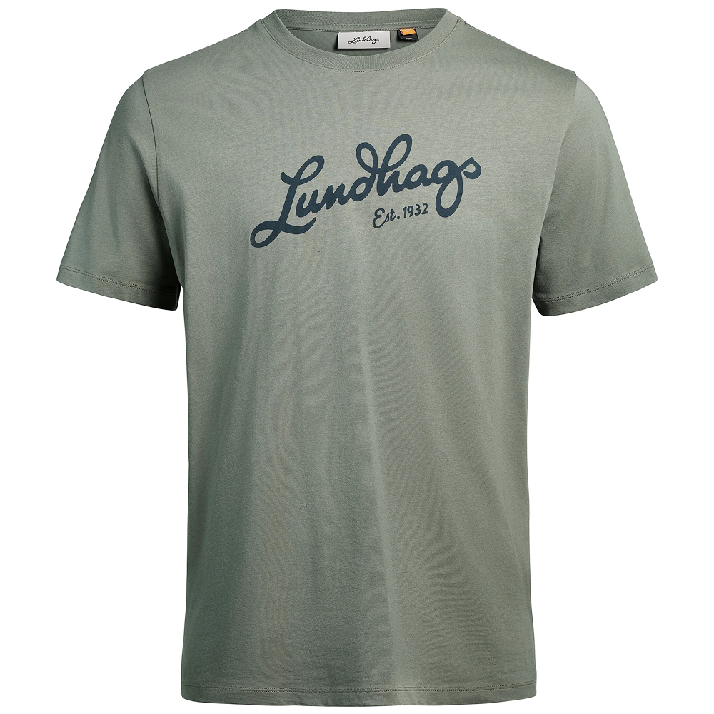 Lundhags M's Järpen Logo T-Shirt Aloe Green