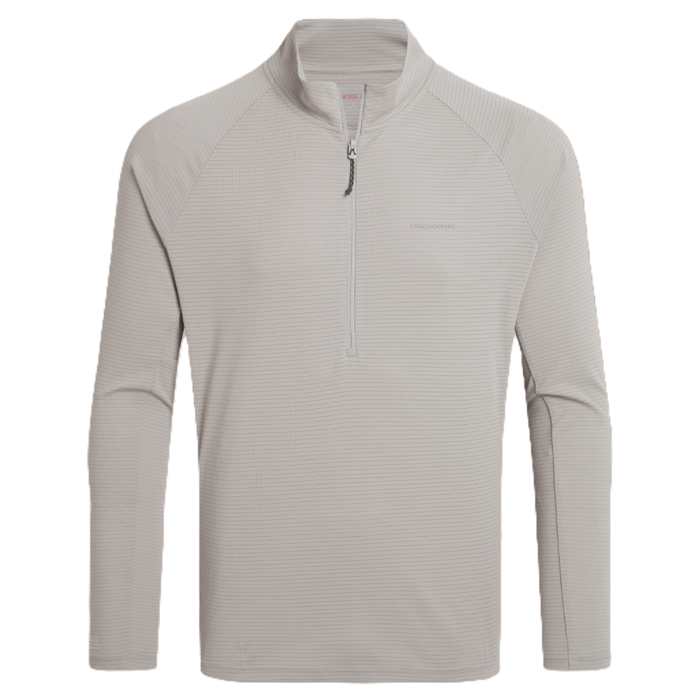Craghoppers M's Nosilife Solarshield+ Half Zip Top Parchment