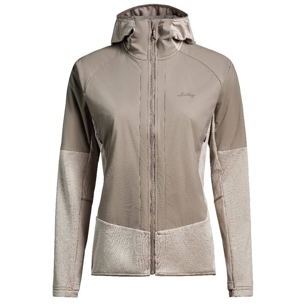 Lundhags W's Padje Windbreaker Hoodie Sand/Driftwook