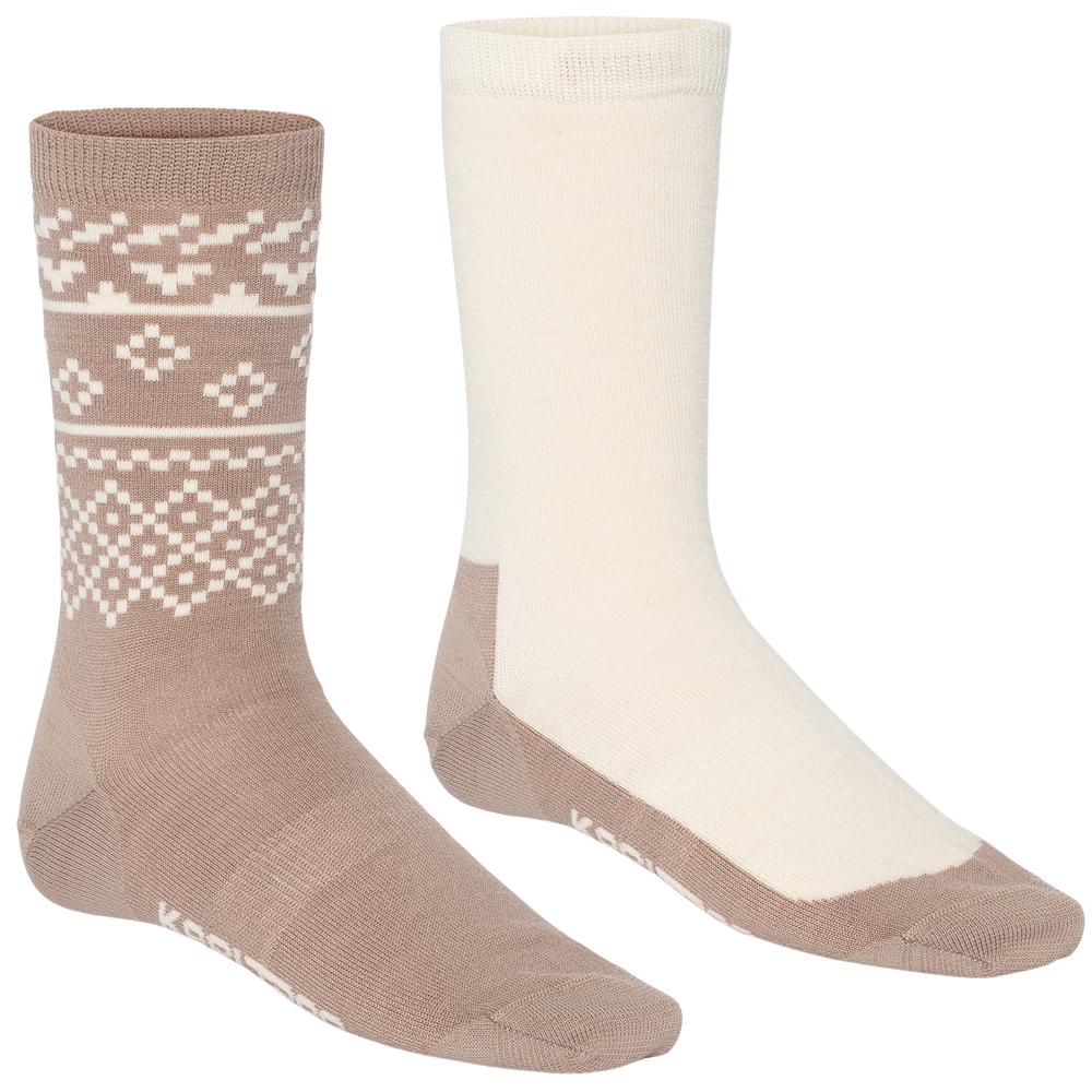 Kari Traa Ragna Hiking Sock 2Pk Mocha
