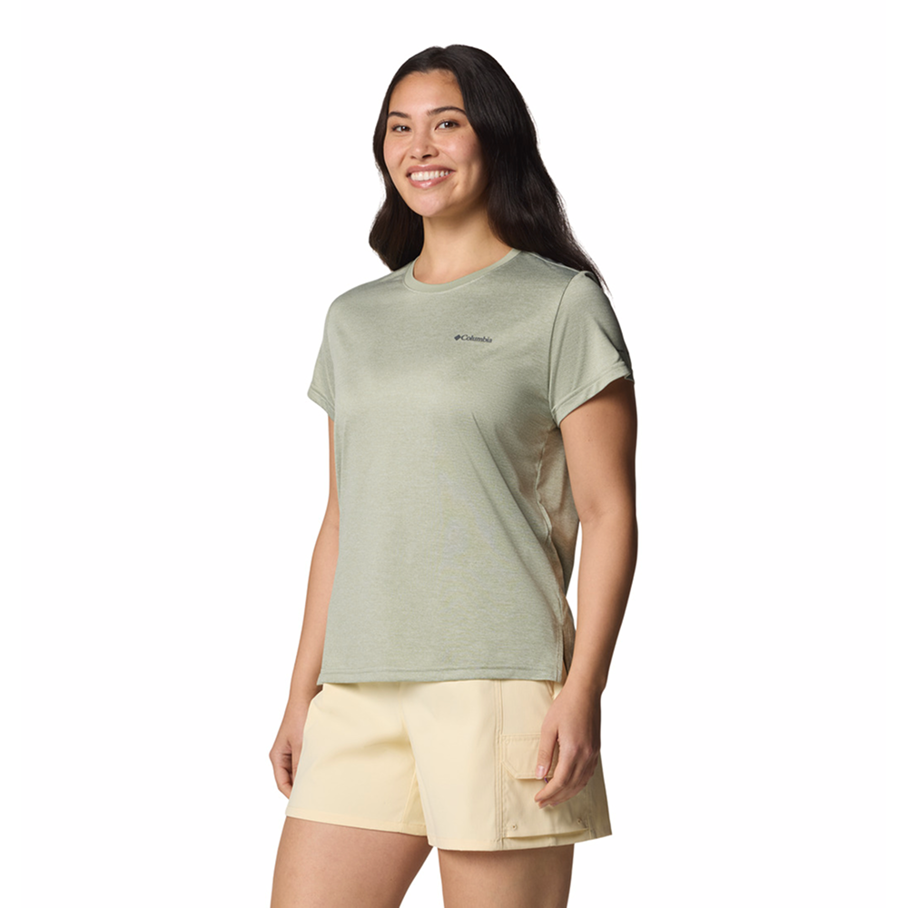 Columbia Bluevista Hill™ Ss Crew Safari Heather