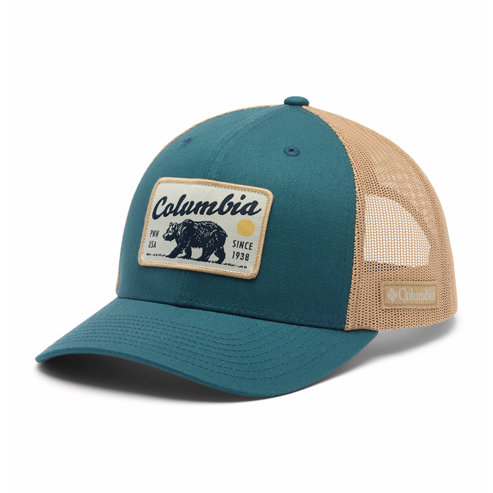 Columbia™ Mesh Snap Back Everblue, Pnw Bear