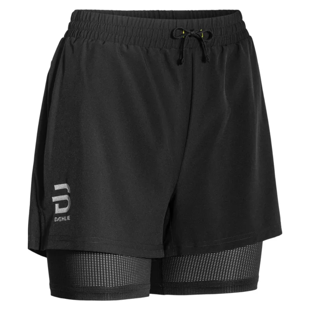 Dæhlie W's Shorts Run 2 In 1 Black