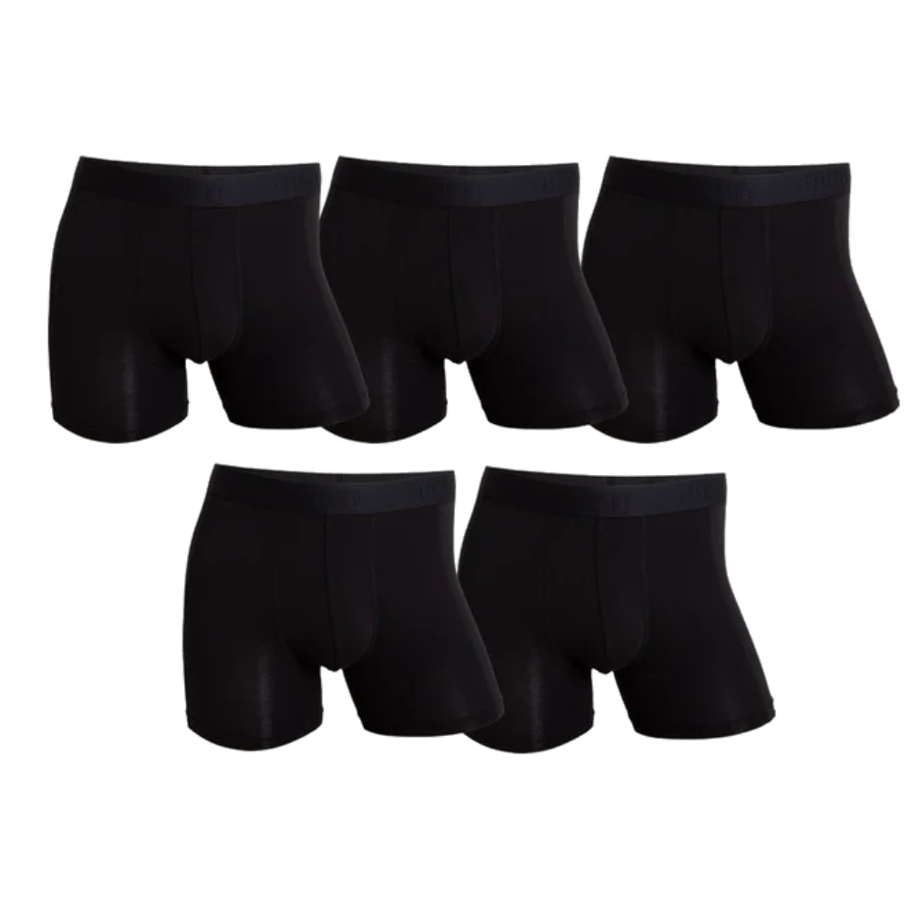Tufte Wear M's Softboost Boxer Briefs 5-Pk Black Beauty