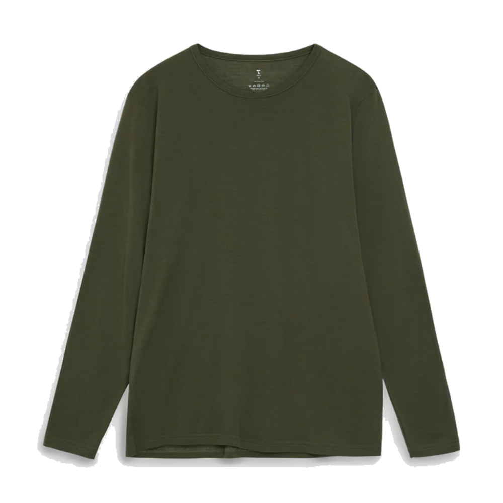 Tufte Wear M's Clover Merino Long Sleeve Olive Night