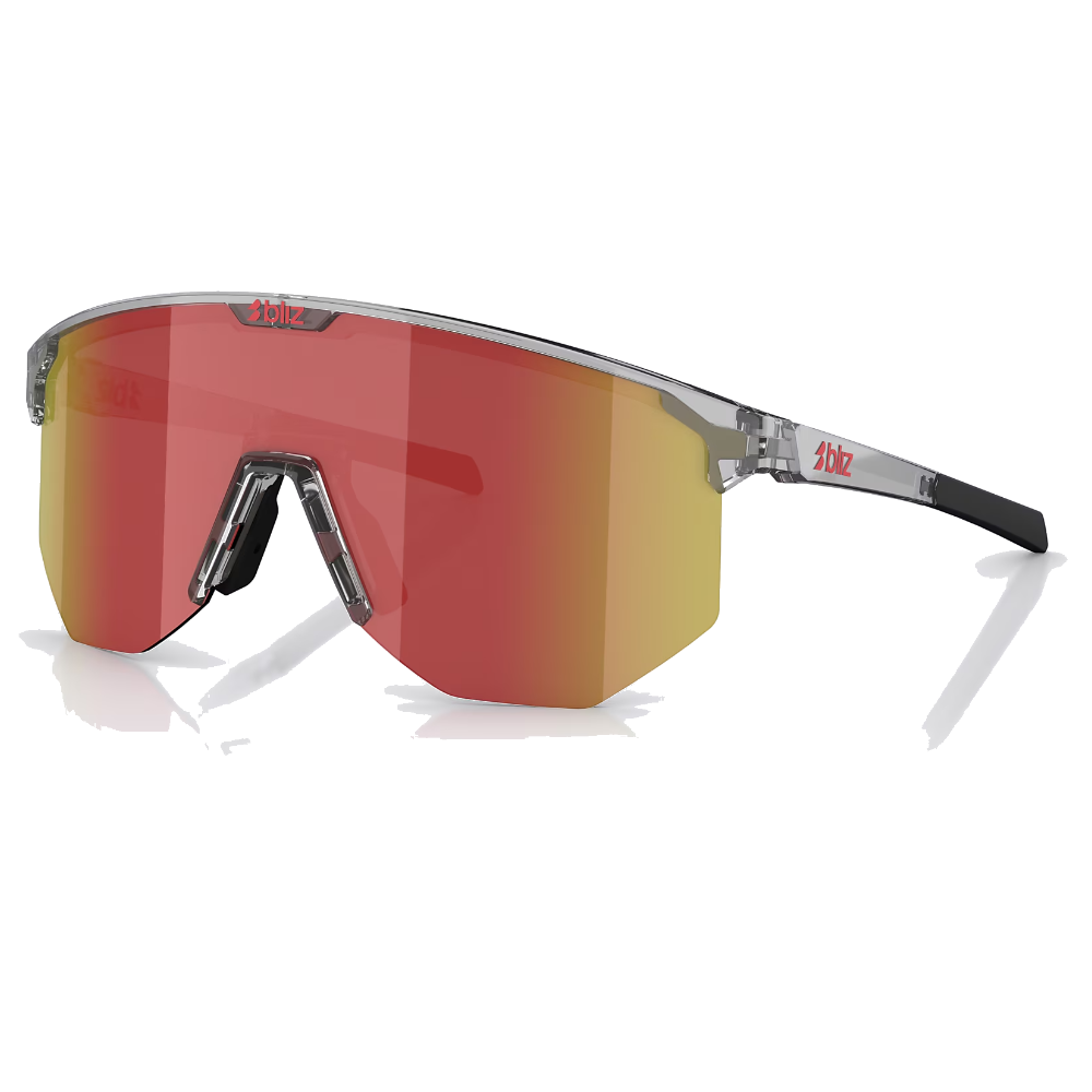 Bliz Hero Transparent Dark Grey Red