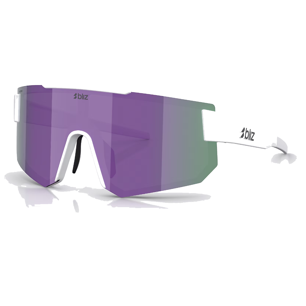 Bliz P005 Matte White Smoke W Purple Mirror