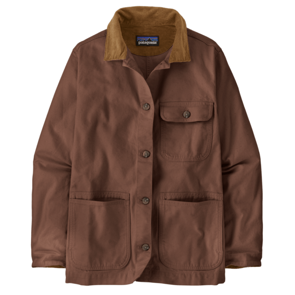 Patagonia W's Point Reyes Canvas Coat Berm Brown