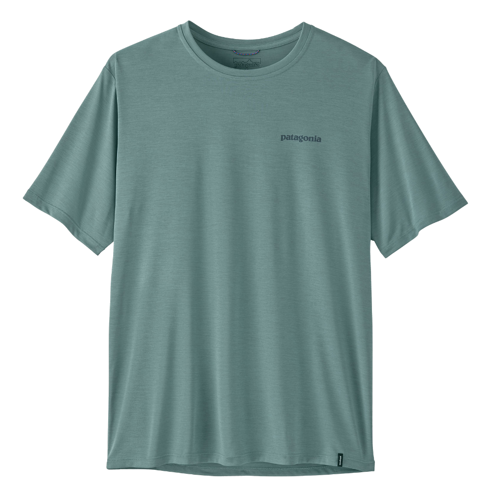 Patagonia M's Cap Cool Daily Shirt - Boardshort Logo Blue Sage - Light Blue Sage X-Dye