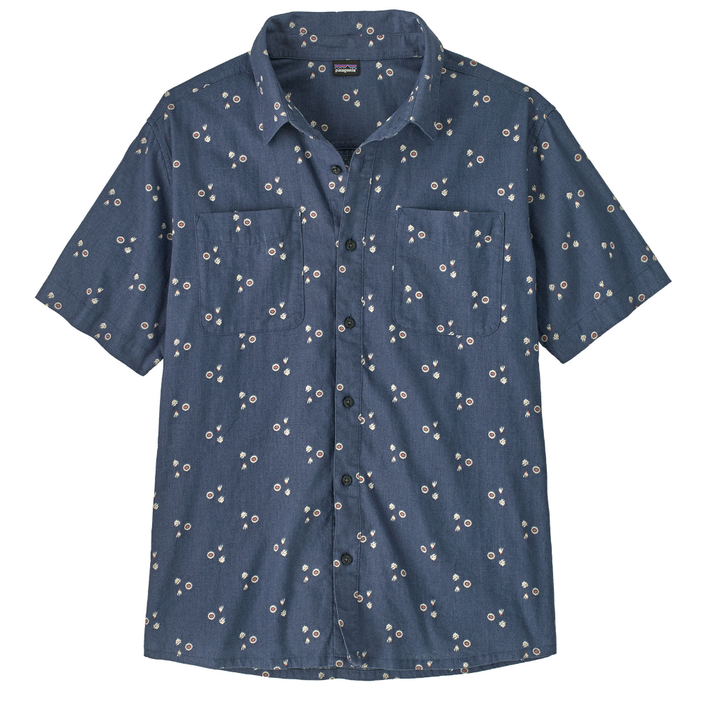 Patagonia M's Back Step Shirt Bouquet: Dolomite Blue