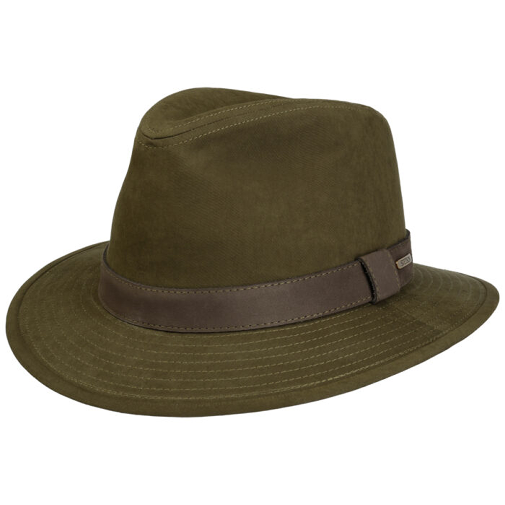 Stetson Traveller Waxed Cotton Wr Olive