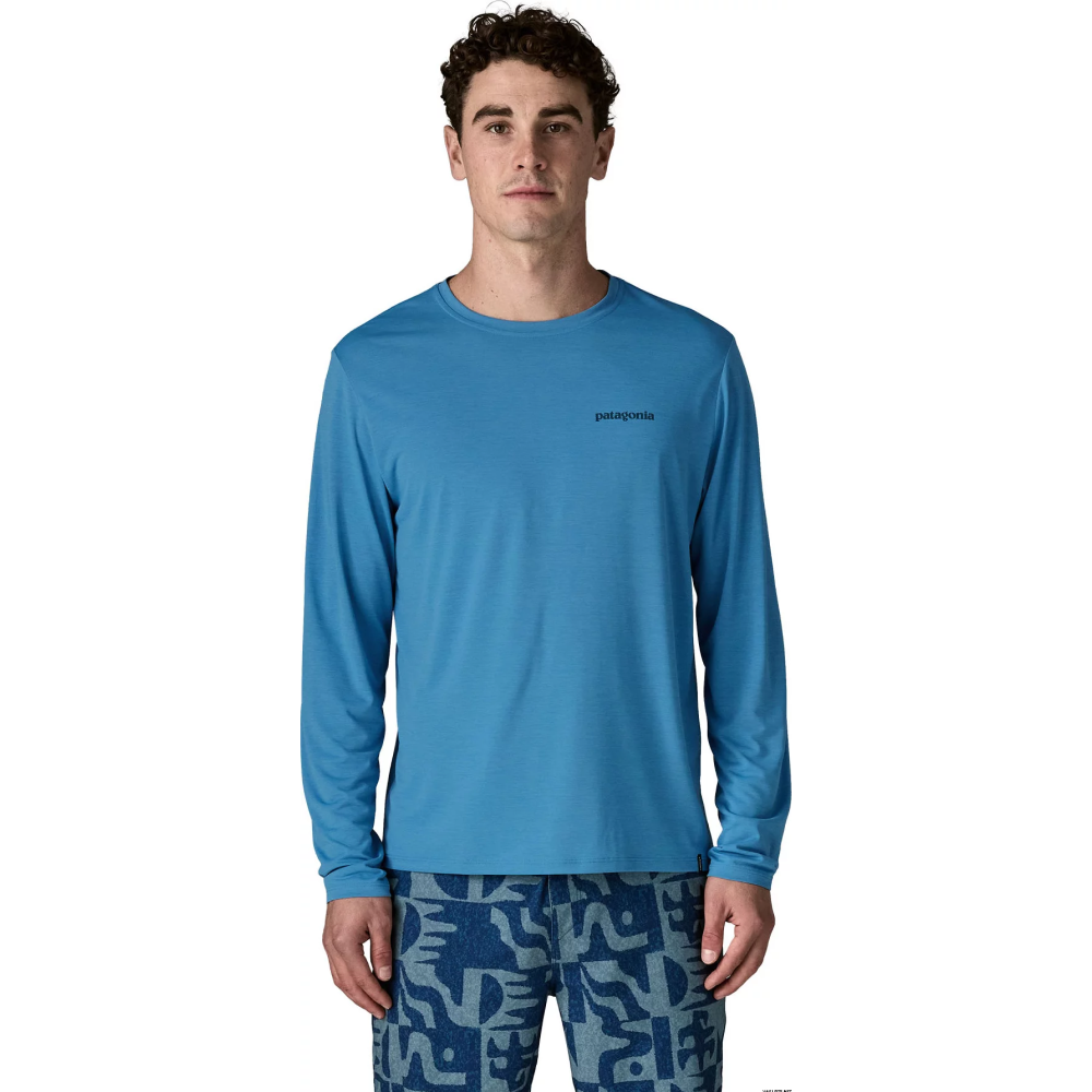 Patagonia M L/S Cap Cool Daily Shirt - Board Logo