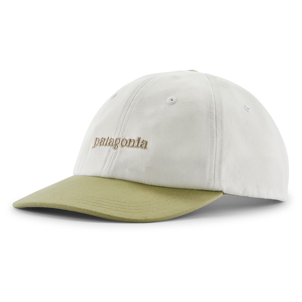 Patagonia Fitz Roy Icon Trad Cap T Logo: Brh Wht W/Gmtr Grn