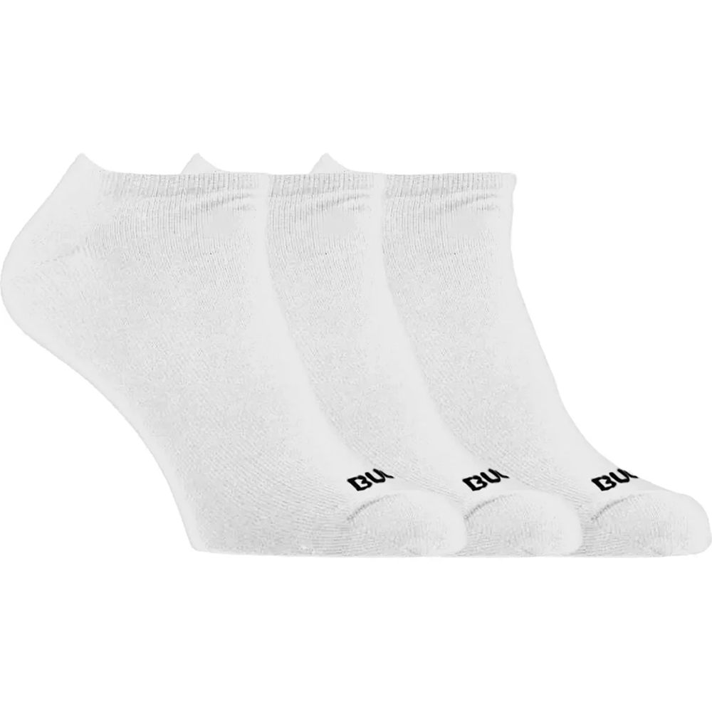 Bula 3Pk No Show Socks Whi