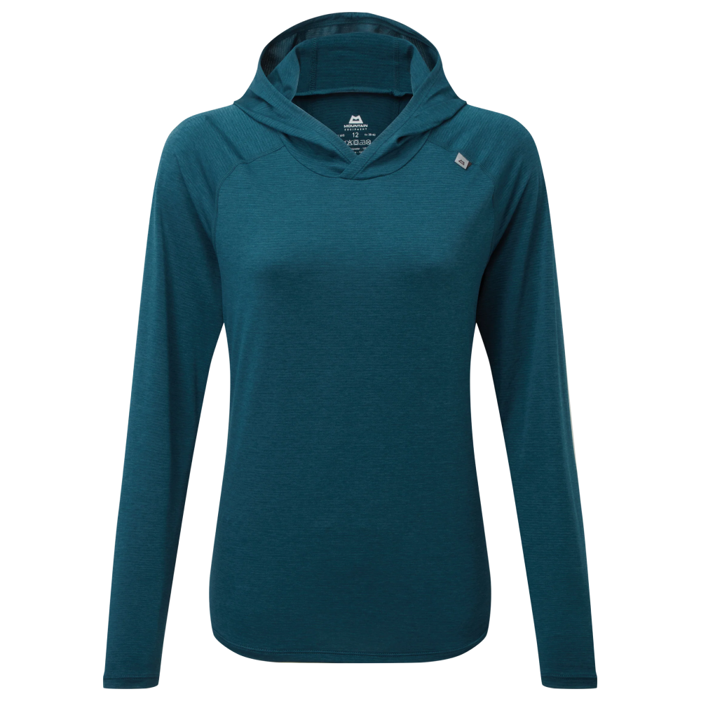 Mountain Equipment W's Glace Hooded Top Majolica Blue