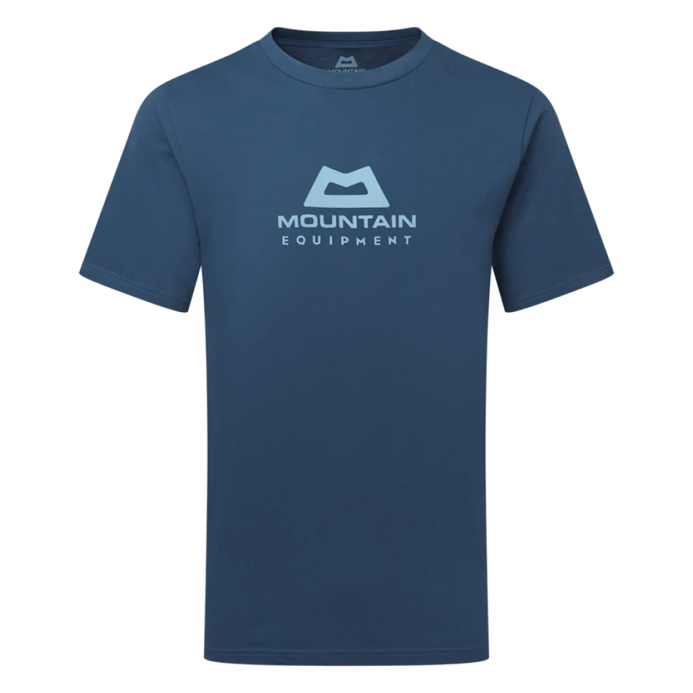Mountain Equipment M's Emblem Tee Denim Blue