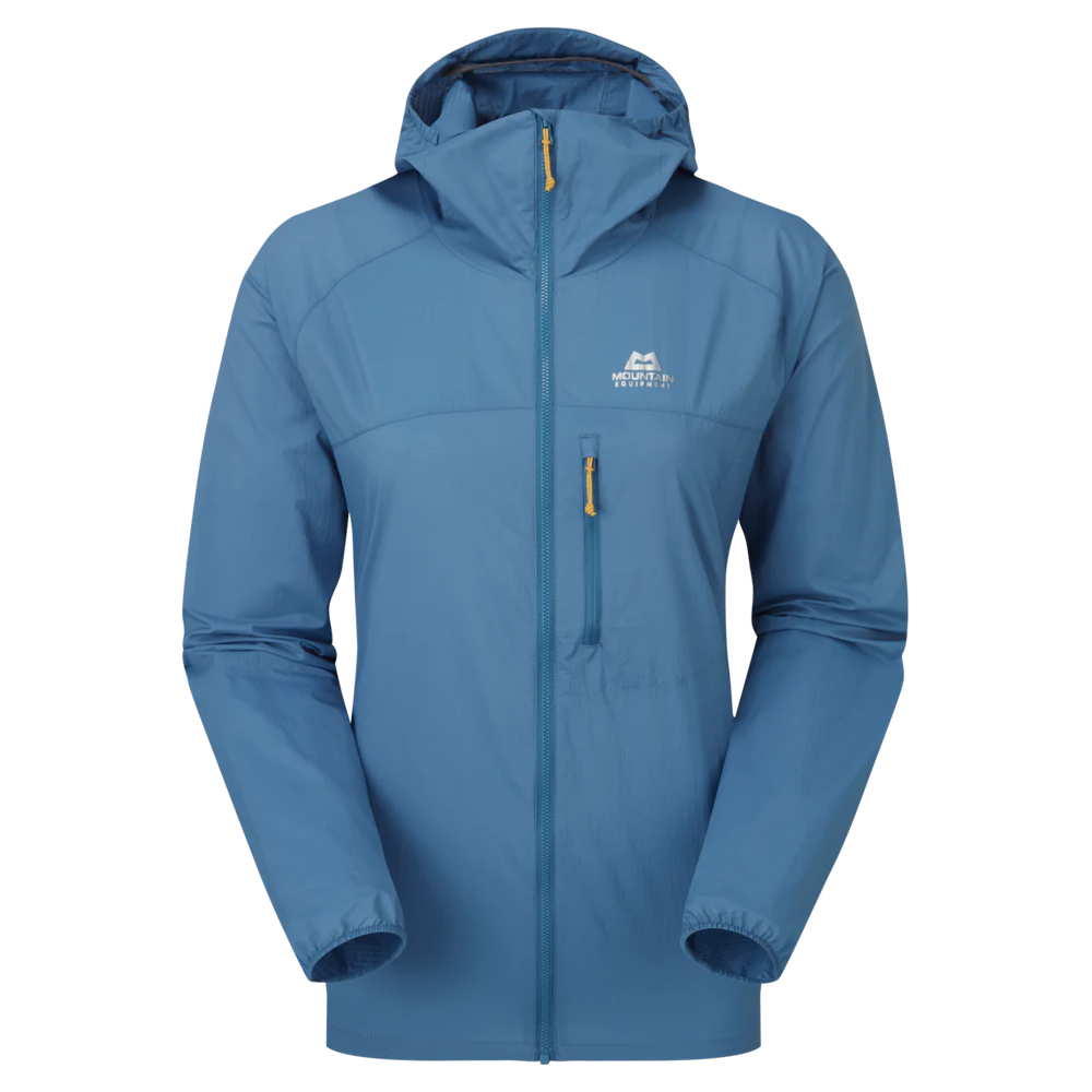 Mountain Equipment Ws Aerofoil Hooded Jacket Stellar Blue
