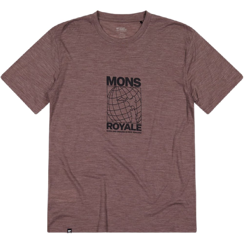 Mons Royale Zephyr Merino Tencel T-Shirt Chestnut