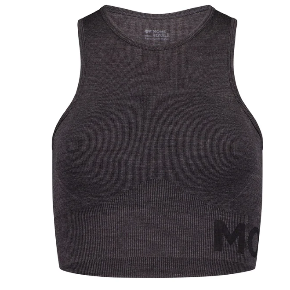 Mons Royale Solace Merino Seamless Tank Forged Iron