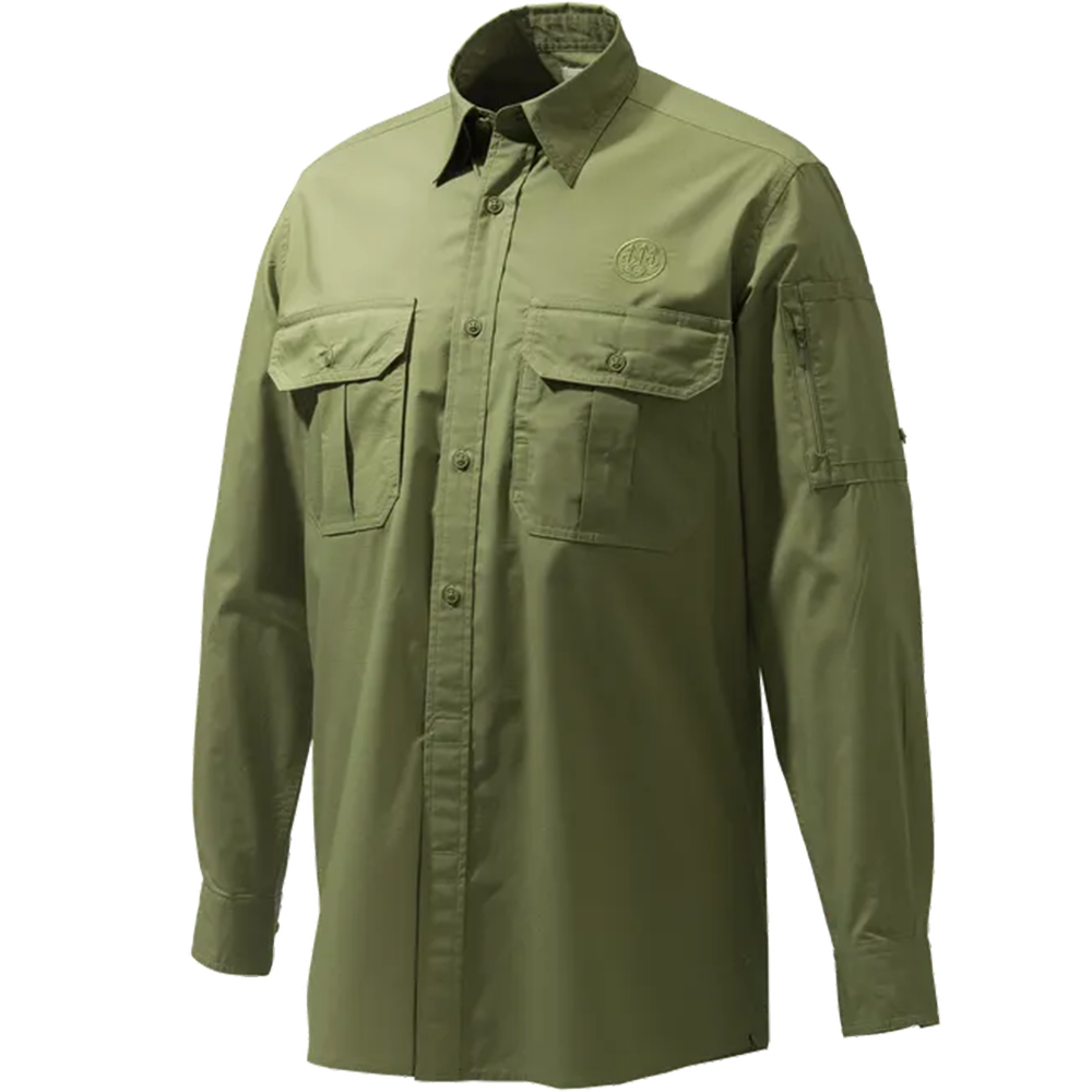 Beretta Mortirolo Shirt Long Sleeves Olive Drab