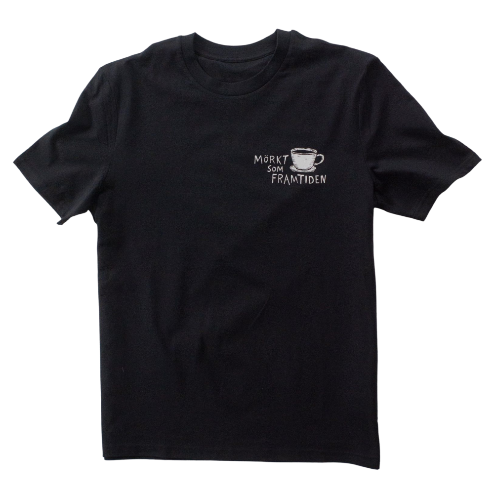Lemmelkaffe T-Shirt "M&ouml;rkt Som Framtiden" Black