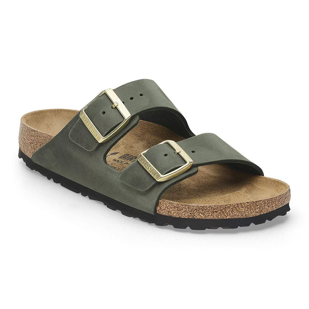 Birkenstock Arizona Natural Leather Oiled Narrow Thyme