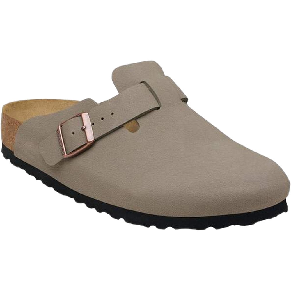 Birkenstock Boston TEX Birko-Flor Nubuk Regular Stone