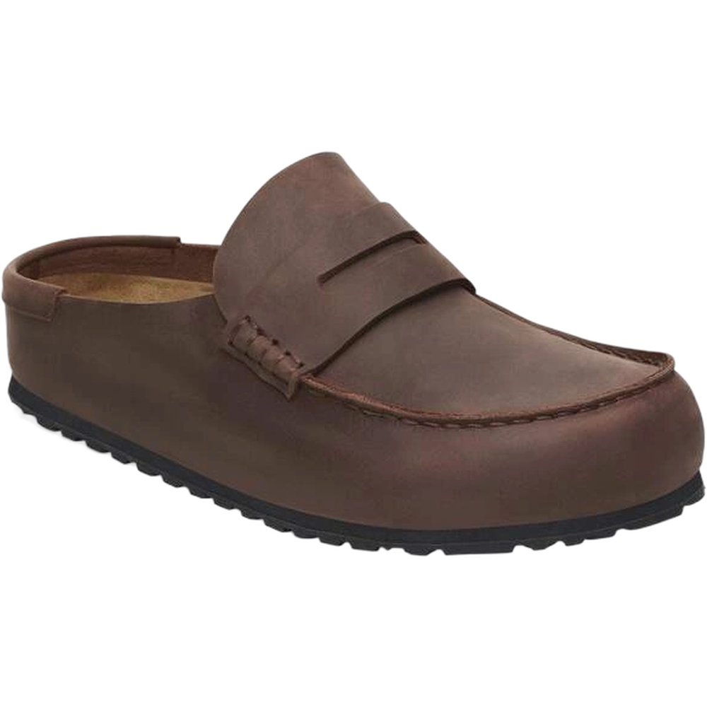 Birkenstock Naples Wrapped Natural Leather Oiled Regular Habanna