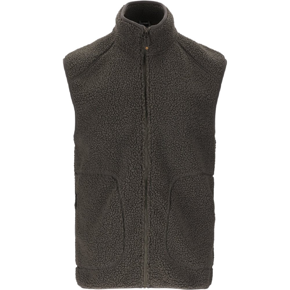 Burrel M's Otra Teddy Fleece Vest Black Ink