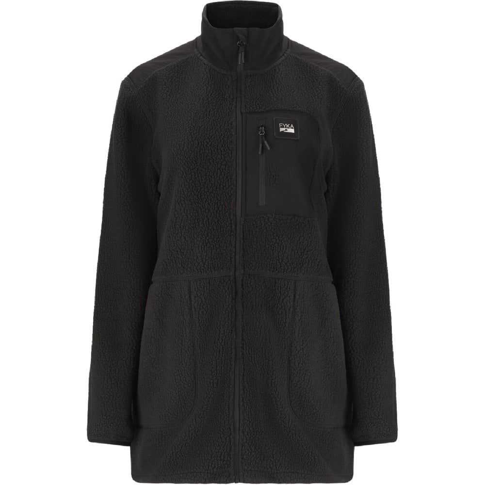FYKA W's Polar Long Teddy Jacket Black