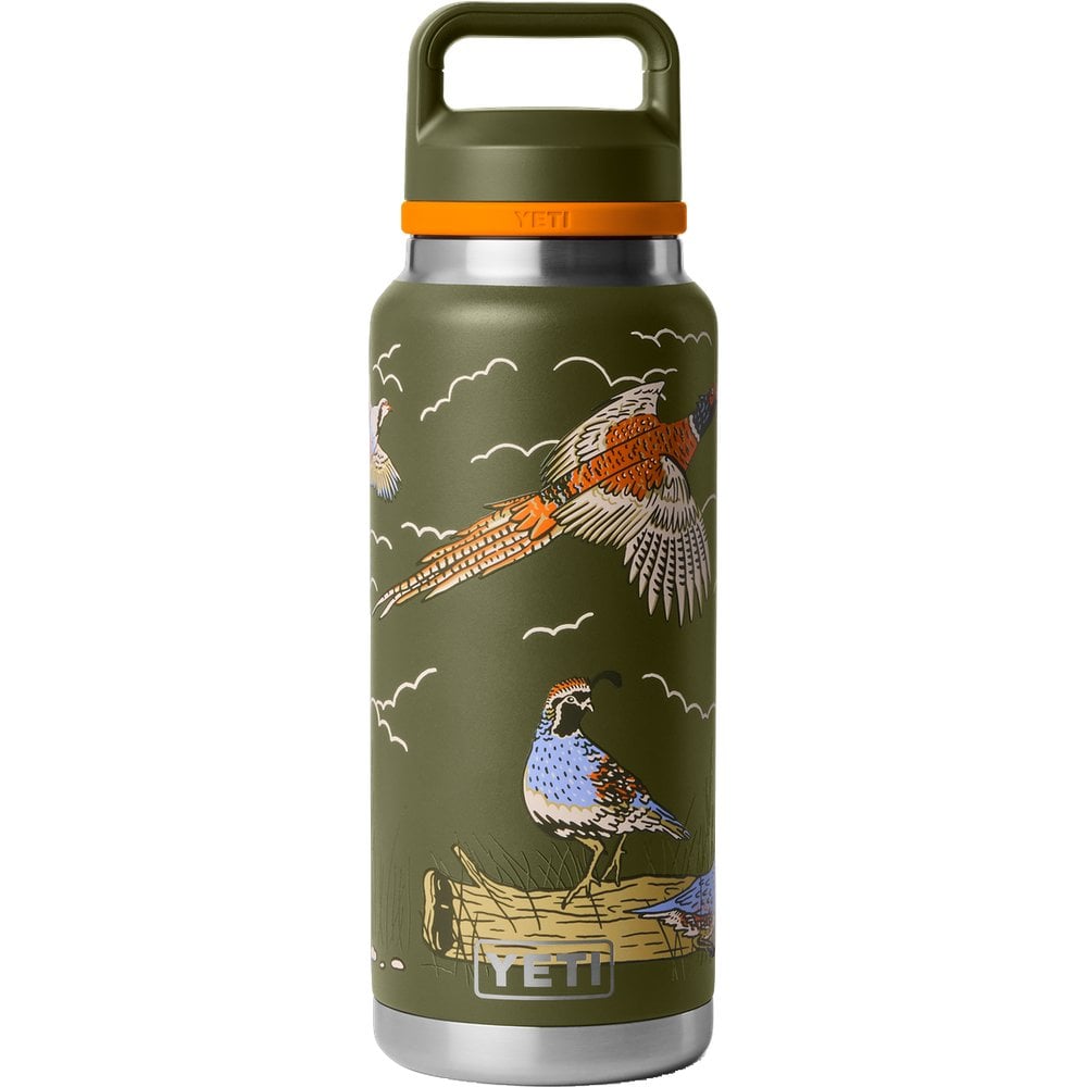 Yeti Rambler 36 Oz Bottle C Chug Upland Bird Olive