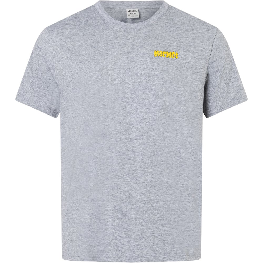 Marmot Marty Goggles Tee Ss Grey Heather