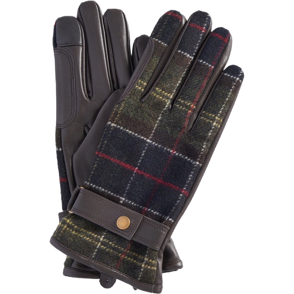 Barbour Aubrey Waterproof Gloves Classic Tartan